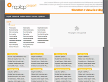 Tablet Screenshot of napilapcsoport.hu